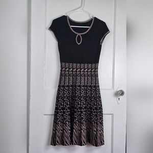 Animal Print Sweater Dress Size Small